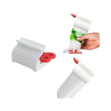 Imagem de Espremedor De Pasta De Dente Em Aço Inoxidável Com Rolo Multifuncional