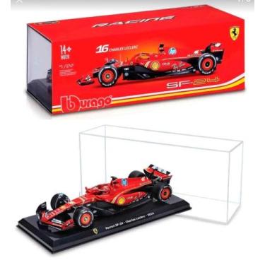 Imagem de Miniatura Fórmula 1 Ferrari SF-24 Leclerc 16 2024 C/ Expositor Acrílic