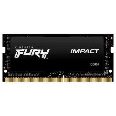 Imagem de Memória RAM Para Notebook Kingston Fury Impact, 8GB, 3200MHz, DDR4, CL20 - KF432S20IB/8-Unissex