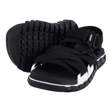 Imagem de Chinelo Kenner Megah Z Elástico Tramado Masculino Preto-Masculino