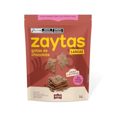 Imagem de Zaytas Gotas de Chocolate, Lascas - Zero Lacteos - 80g