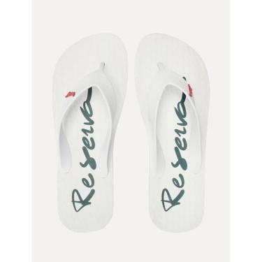 Imagem de Chinelo Reserva Masculino Mar Script Branco-Masculino