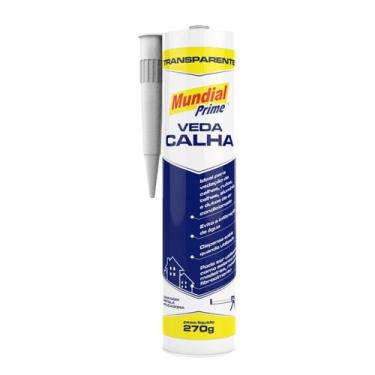 Imagem de Adesivo Veda Calha Cola Selante Para Vedações Em Geral 270g Transparen