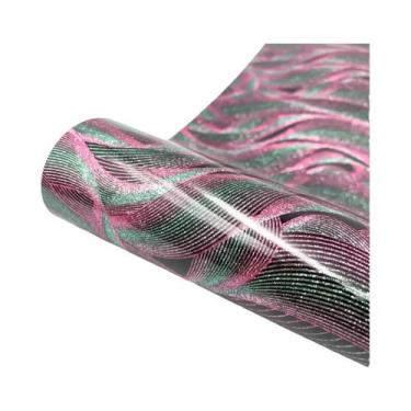 Imagem de Vinil Termocolante PU HTV Com Glitter Em Cores Sortidas Para DIY, Cami