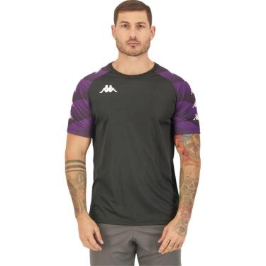Imagem de Camiseta Kappa Raglany Masculina Treino Jogo