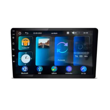 Imagem de Central Multimídia MP5 Tela de 9" Polegadas Carplay e Android Auto Sem Fio - Roadstar RS-7009BR PLUS