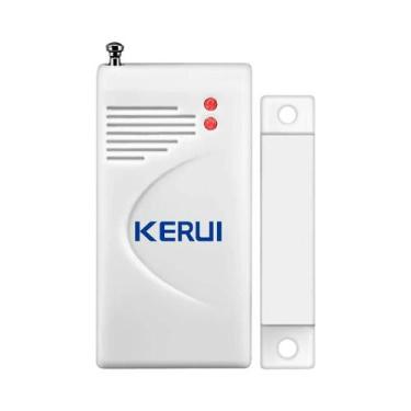 Imagem de Sensor De Porta E Janela Sem Fio 433mhz KERUI Para Sistemas De Alarme 