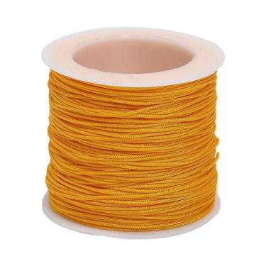 Imagem de Fio De Nylon Trançado 0.8mm 50M Para Pulseiras, Borlas E Miçangas - Id