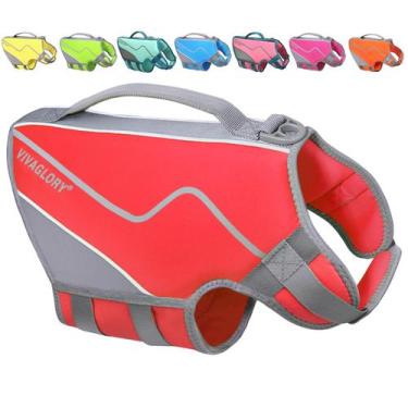 Imagem de Colete salva-vidas para cães VIVAGLORY Sports Style Water Colete verme