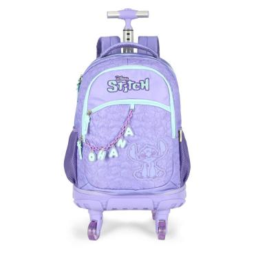 Imagem de Mochila Escolar de Rodas Stitch Disney Meninas Juvenil