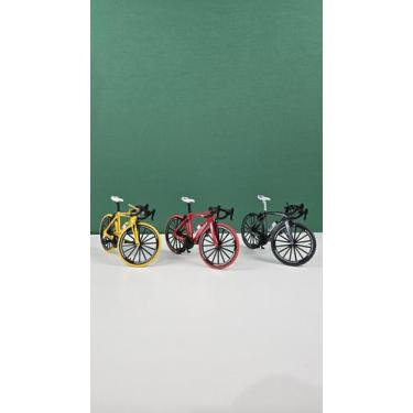 Imagem de Bicicleta bike miniatura colecionável ferro speed replica identica  - 
