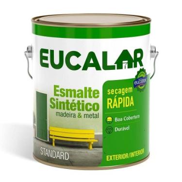 Imagem de Tinta Esmalte Eucalar Brilhante Azul Mar 3600ml