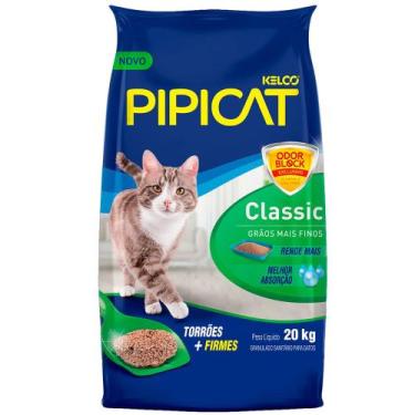 Imagem de Granulado Pipicat Classic para Gatos 20 kg - Kelco