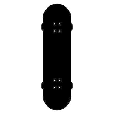 Imagem de Adesivo de Parede Lousa Skate