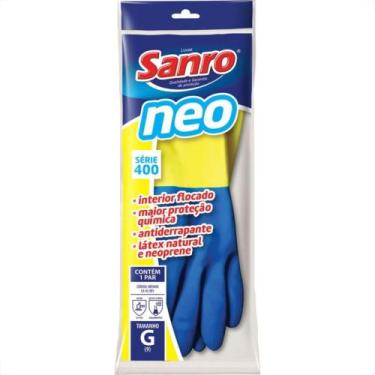 Imagem de Luva Sanro (Latex+Neoprene) G Par 283E40002