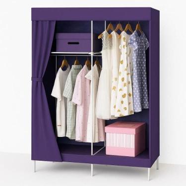 Imagem de Guarda Roupa Cabideiro Portatil Sapateira Organizadora Multiuso Quarto