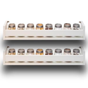 Imagem de Kit 2 peças porta condimento/ tempero mdf de parede - Requinte & Bom G