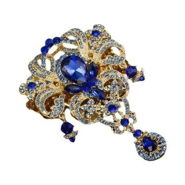 Imagem de Broche De Coroa Com Strass De Alta Qualidade Para Mulheres, Estilo Eur