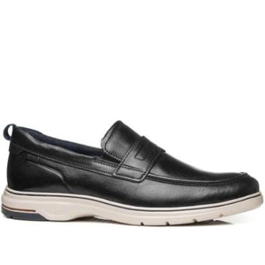 Imagem de Sapato Casual Pegada Masculino em Couro Preto 127302-01-Masculino