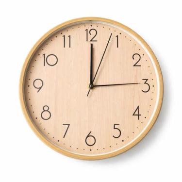 Imagem de Relógio de Parede 30cm Design Moderno Minimalista Silencioso - - Eco, 