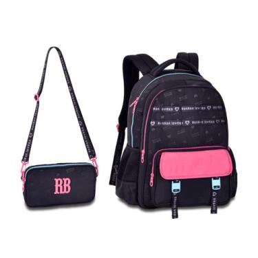 Imagem de Mochila de Costas Rebecca Bonbon Urban Mix 2 em 1 RB26227 Com Bolsinha