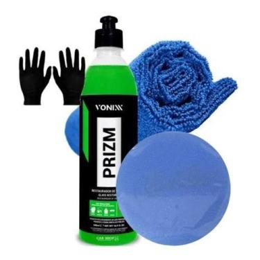 Imagem de Kit Prizm 500ml Removedor De Chuva Acida Restaurador Vidros - VONIXX