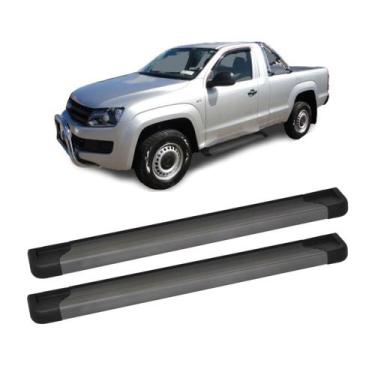 Imagem de Estribo Amarok 2010 em diante Cabine Simples Grafite - CCF