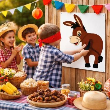 Imagem de Enfeite Painel Jogo Rabo do Burro Festa Junina - 1 Unid - PIFFER