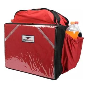 Imagem de Mochila Termica Entrega Pizza 45 Litros Com Isopor Reforcada Delivery 