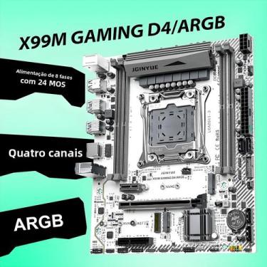 Imagem de Placa-Mãe Gamer ARGB X99 LGA 2011-3 Para Processadores Intel Xeon E5 2