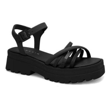Imagem de Sandalia Ramarim Papete Tratorada Anabela Flatform-Feminino
