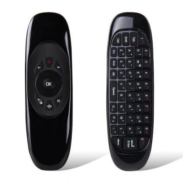 Imagem de Mini Controle Teclado Air Mouse Wireless 2.4 Ghz pc,game - Lelong.