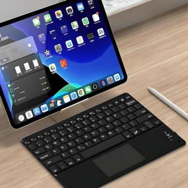 Imagem de Teclado Sem Fio Bluetooth Com Touchpad, Portátil, Compatível Com Noteb