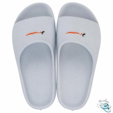 Imagem de Chinelo Rider Drip Slide Masculino Conforto Novidade, Branco, 38