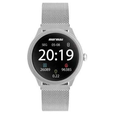 Imagem de Relógio Smartwatch Mormaii Life Ultra Ref: Molifeurah/7k Prateado Mila