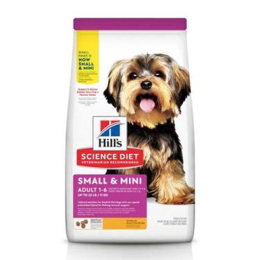 Imagem de Ração Hills Science Diet Cães Adultos Porte Peq/Mini 2,04kg