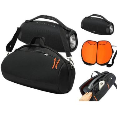 Imagem de Bolsa Case Capa Compatível Sabala Dr 909 Boombox 3 Bolso Alça Transpor