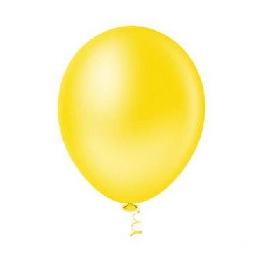 Imagem de Balão Pic Pic Latex N9 Liso Festa Decoraçao C/50Unidades, Amarelo