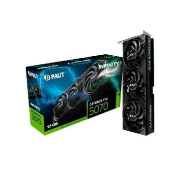 Imagem de Placa De Video Nvidia 12Gb Ddr7 192Bitz 5070 Infinity 3 Gforce Ne75070