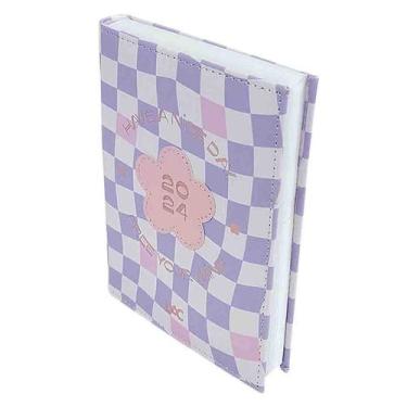 Imagem de Mini Agenda Executiva Quadriculado Rosa - Dac