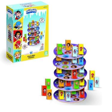 Imagem de Brinquedo educativo dc super friends equilibra mad 0661 - NIG BRINQUED