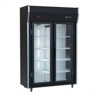 Imagem de Refrigerador Vertical 2 Portas VREV20 Ar Forçado Compressor R290 Iluminação LED Preto 220V Venâncio