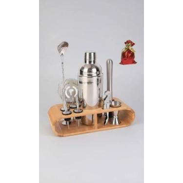 Imagem de Kit Bartender 12 Peças Aço Inox Coqueteleira - Congratulations Store