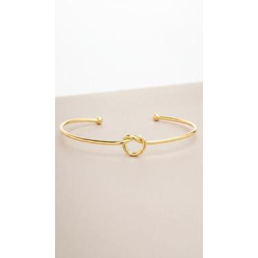 Imagem de Bracelete Nó Folheado Ouro 18k Ajustável - Congratulations Store