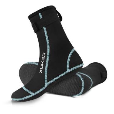 Imagem de Meias Aquáticas XUKER 3 mm em Neoprene, resistentes à areia, para espo