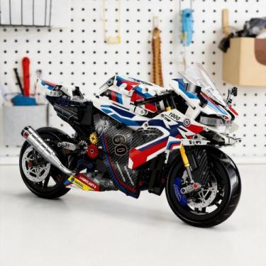 Imagem de Conjunto De Construção De Motocicleta Em Escala 1:8 Para Crianças, Kit