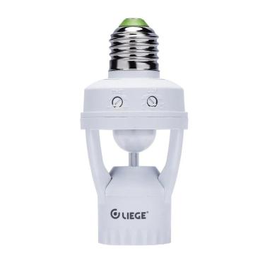 Imagem de Sensor de Presença e Fotocélula E-27 com Mais Segurança e Economia Bivolt Liege Cosmetics
