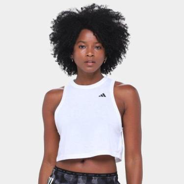 Imagem de Regata Adidas Essentials Feminina, Branco, P