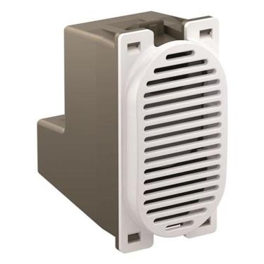 Imagem de Campainha Cigarra Nereya com Som Alta Intensidade Módulo para Residência Branco Pial 110V