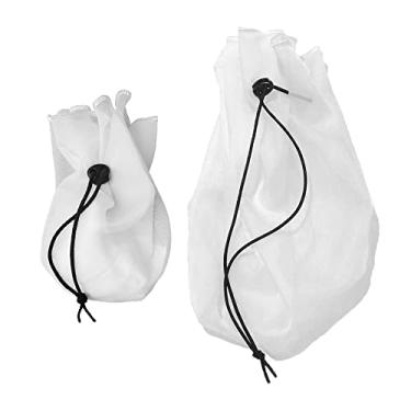 Imagem de Kit Coador Voal Branco 1 PP + 1 Médio Suco Verde Detox Kefir